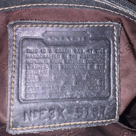 Vintage Coach Hampton Tote Black 5187 - Picture 4 of 11